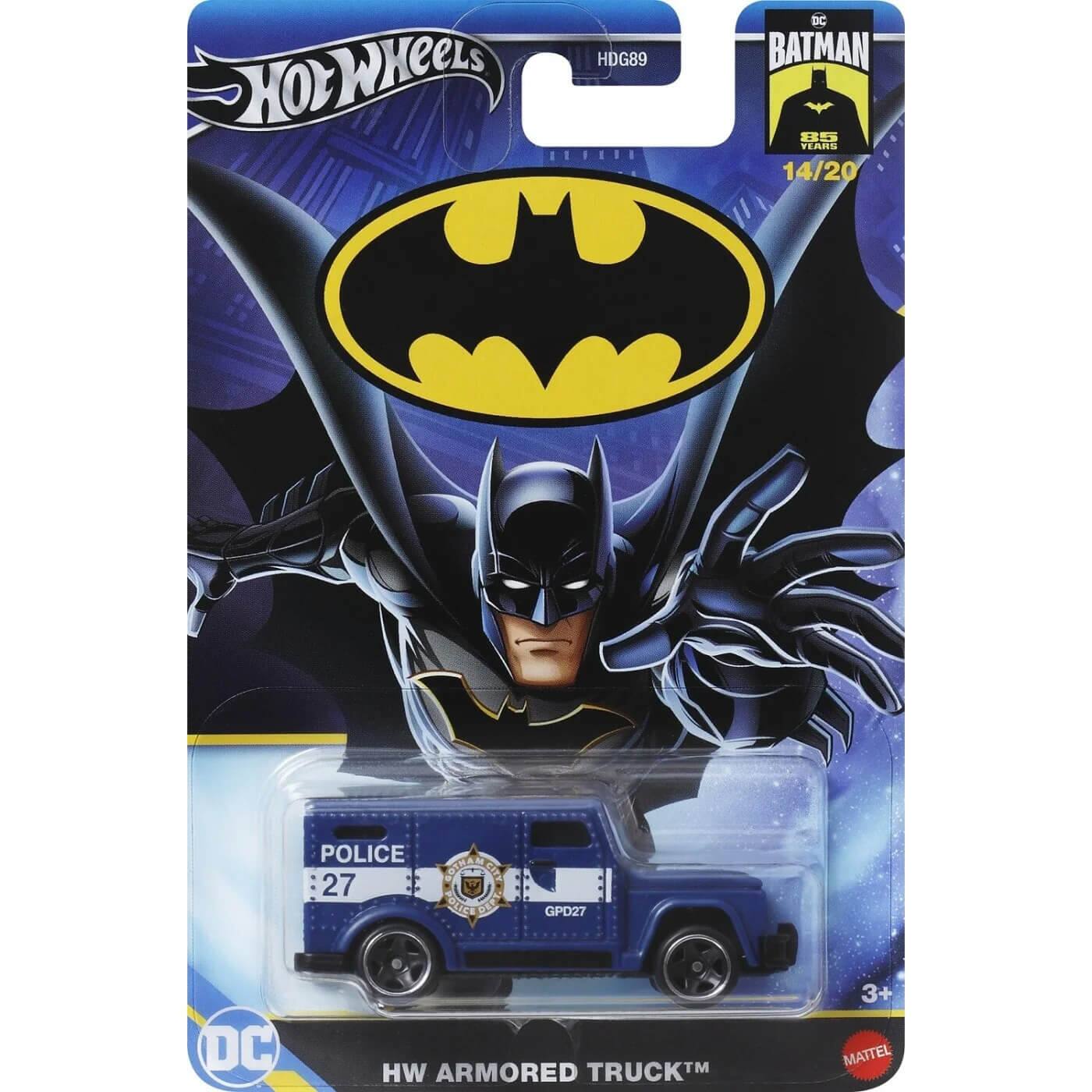 Mattel - HRW28 Hot Wheels Batman Armored Truck - Black