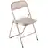 Alt View 5. VEVOR - 4 Pack Folding Chairs, Foldable Leather Chairs with Heavy Duty Metal Frame & Padded Cushion - Khaki.