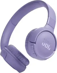 JBL - TUNE520BT Wireless on-ear headphones - Purple - Front_Zoom