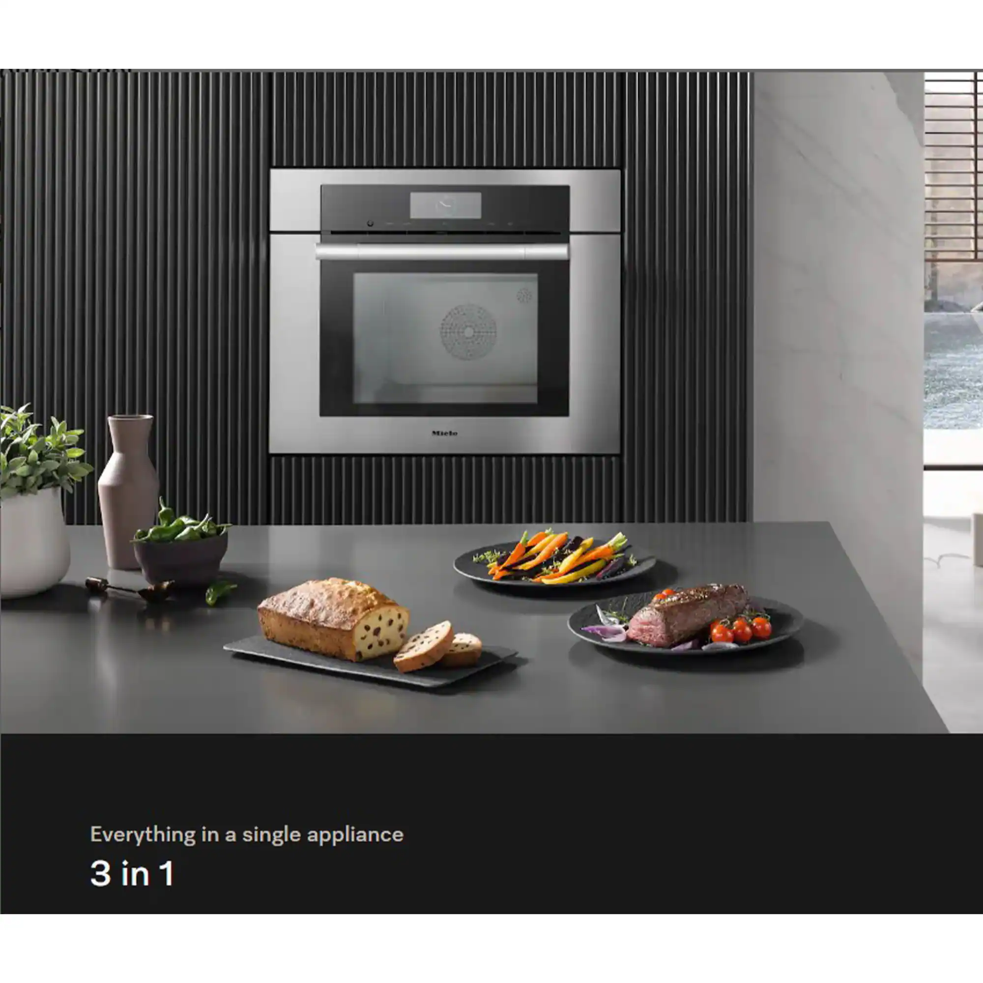 Everything in a single appliance  
3 in 1