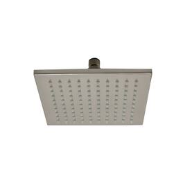 Alfi - 8" Square Multi Color LED Rain Shower Head - Brushed Nickel
