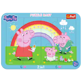 Trefl - Baby Frame Peppa Pig Little Peppa 15 Piece Puzzle - Multicolor