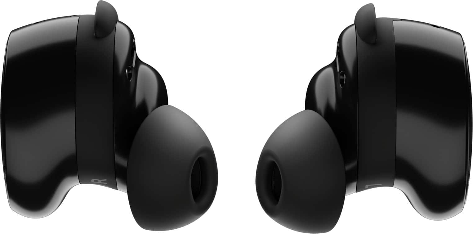 Alt View 20. Bose - QuietComfort True Wireless Noise Cancelling In-Ear Earbuds - Black.