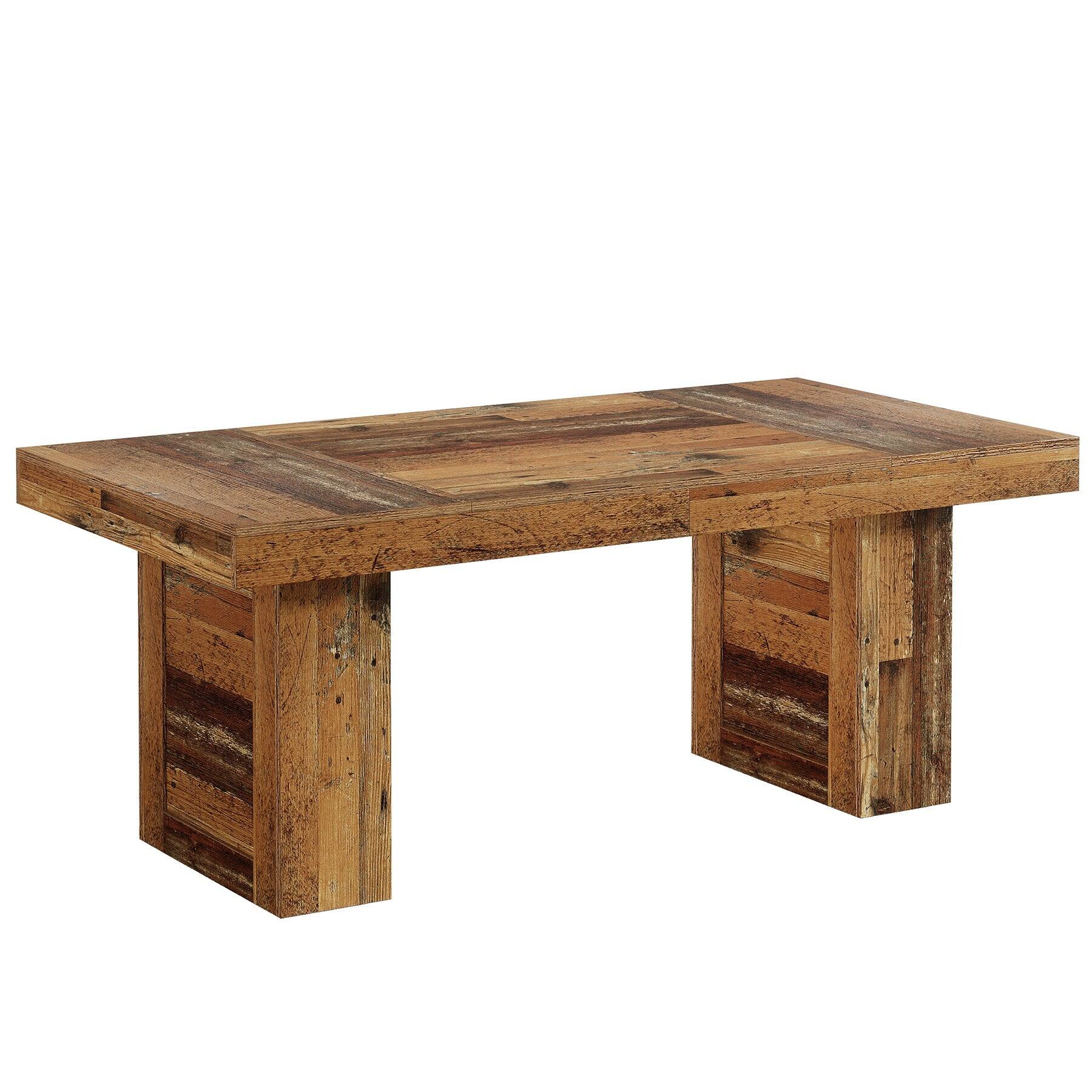 Alt View 6. Tribesigns - Office Executive Desk with Engineered Wood Construction, for Computer Work and Writing in Home Offices - Brown.