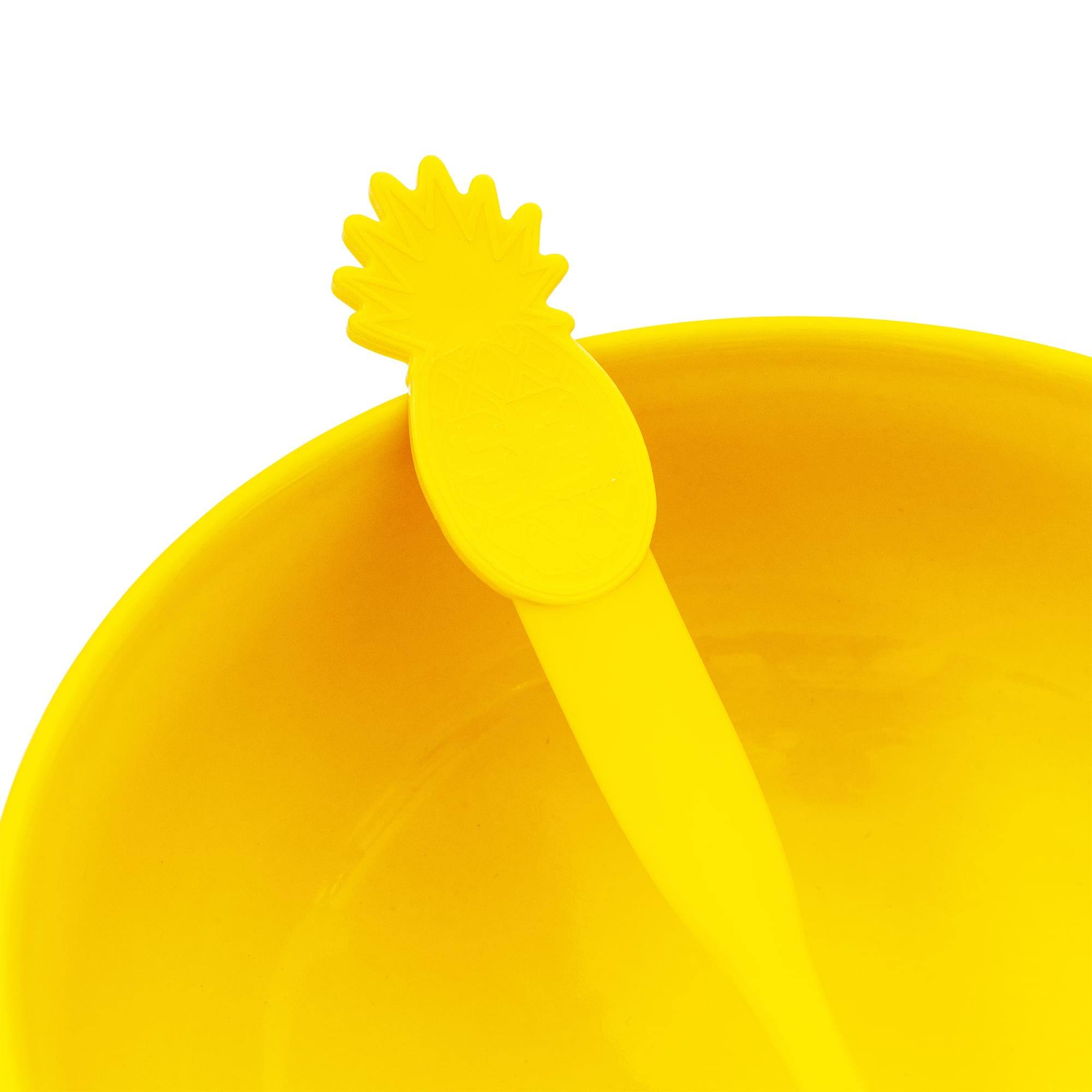 Alt View 10. Silver Buffalo - Nickelodeon SpongeBob SquarePants Ceramic Bowl With Color-Changing Spoon - Yellow.