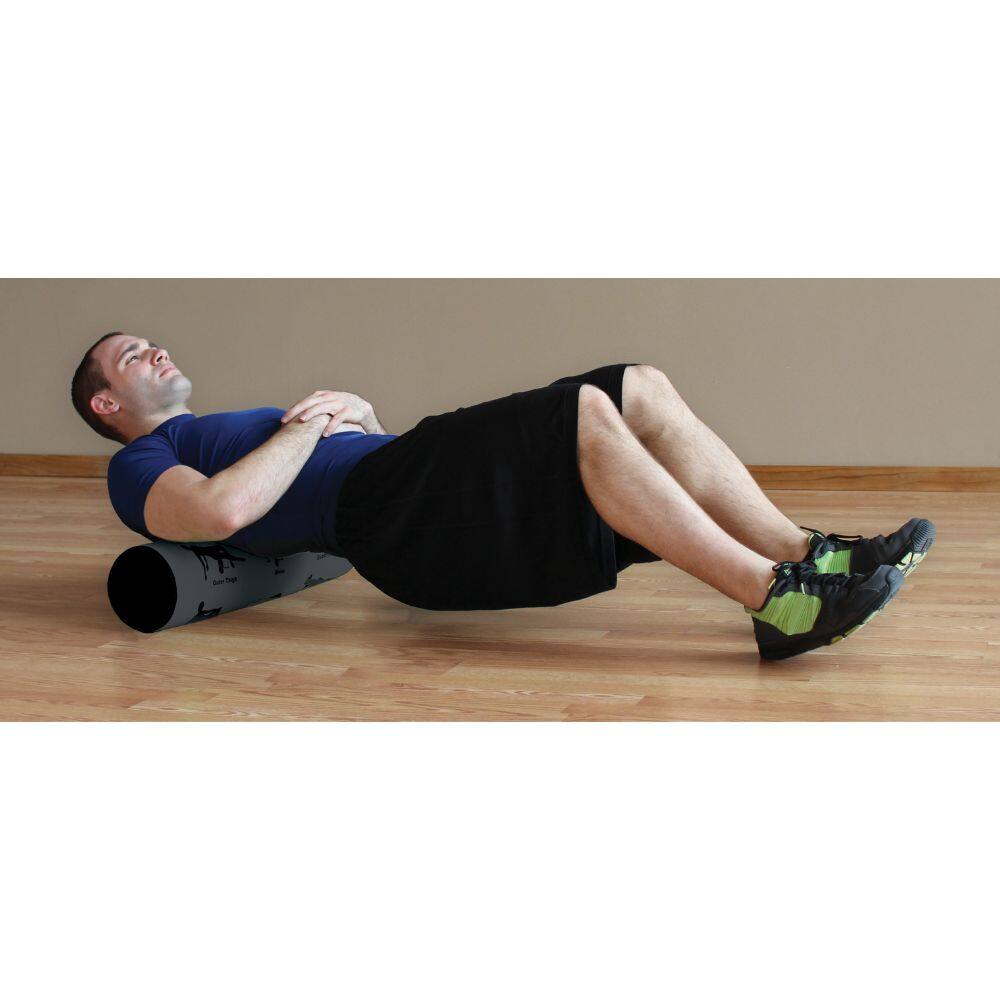 Alt View 1. Prism Fitness - Prism Fitness 2 Foot Long Smart Recovery Self-Guided Muscle Recovery Roller - Green.
