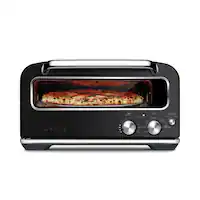 Breville - the Smart Oven Pizzaiolo - Black Truffle - Front_Zoom