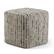 Angle. Simpli Home - Zoey Woven Cube Pouf - Multi Color.