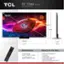 TCL 55" Class (54.6" diag.) QM7K Series  55QM7K 54.6" Cof %taale COMMISSIONER "THE DUKE" NFL Wilson 28.00" 29.90" Pedestal Width 12.40" 48.30" 2.20 10.60" Dimensions: TV with Stand: 48.30" x 29.90" x 10.60" TV without Stand: 48.30" x 28.00" x 2.20" What's in the Box: TCL TV with Google TV TV Stand Power Cable TV Remote + Batteries Quick Start Guide Features and specifications subject to change. Actual remote has pre-set channel buttons. Channels cn vary by country.
