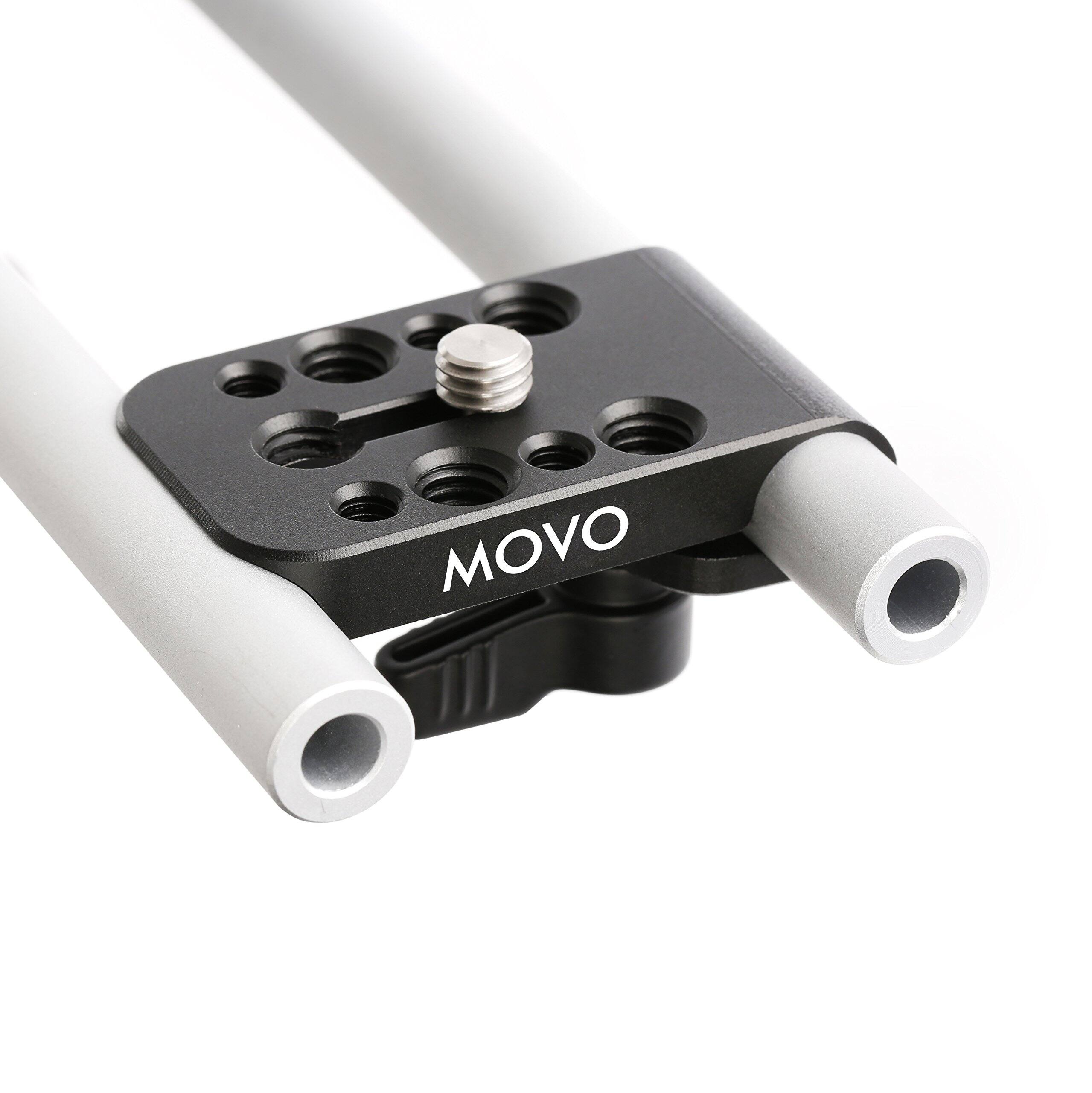 Alt View 4. MOVO - Movo CAB1000 15mm Modular Rod Clamp Adapter.