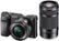 Front Zoom. Sony - Alpha a6000 Mirrorless Camera Two Lens Kit with 16-50mm and 55-210mm Lenses - Black.