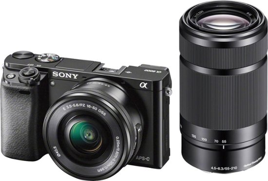 Sony Alpha A6000 Mirrorless Camera With 16 50mm And 55 210mm Lenses
