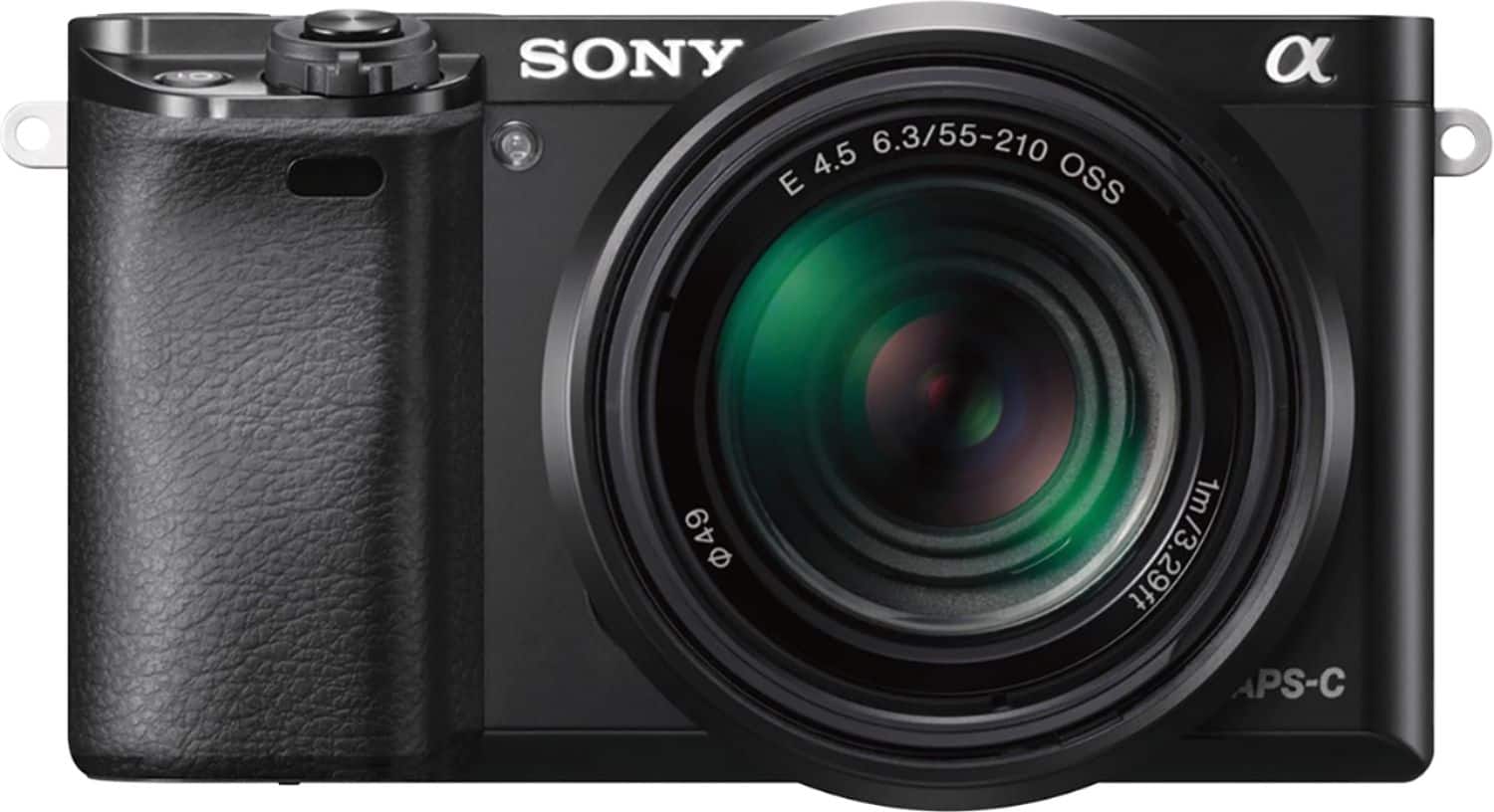 Alt View 2. Sony - Alpha a6000 Mirrorless Camera Two Lens Kit with 16-50mm and 55-210mm Lenses - Black.