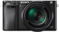 Alt View Zoom 2. Sony - Alpha a6000 Mirrorless Camera Two Lens Kit with 16-50mm and 55-210mm Lenses - Black.