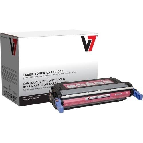 Front Standard. V7 - Toner Cartridge (CB403A, 96756, 99B-02037) - Magenta.
