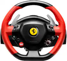 Front. Thrustmaster - Ferrari 458 Spider Racing Wheel for Xbox One - Black/Red/Yellow.