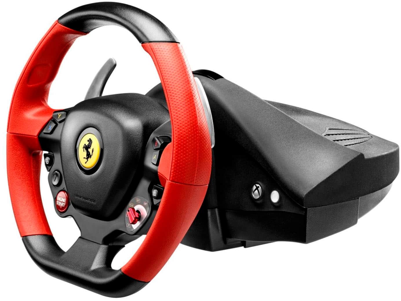 Alt View 11. Thrustmaster - Ferrari 458 Spider Racing Wheel for Xbox One - Black/Red/Yellow.