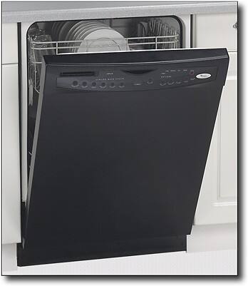 whirlpool gold series dishwasher black