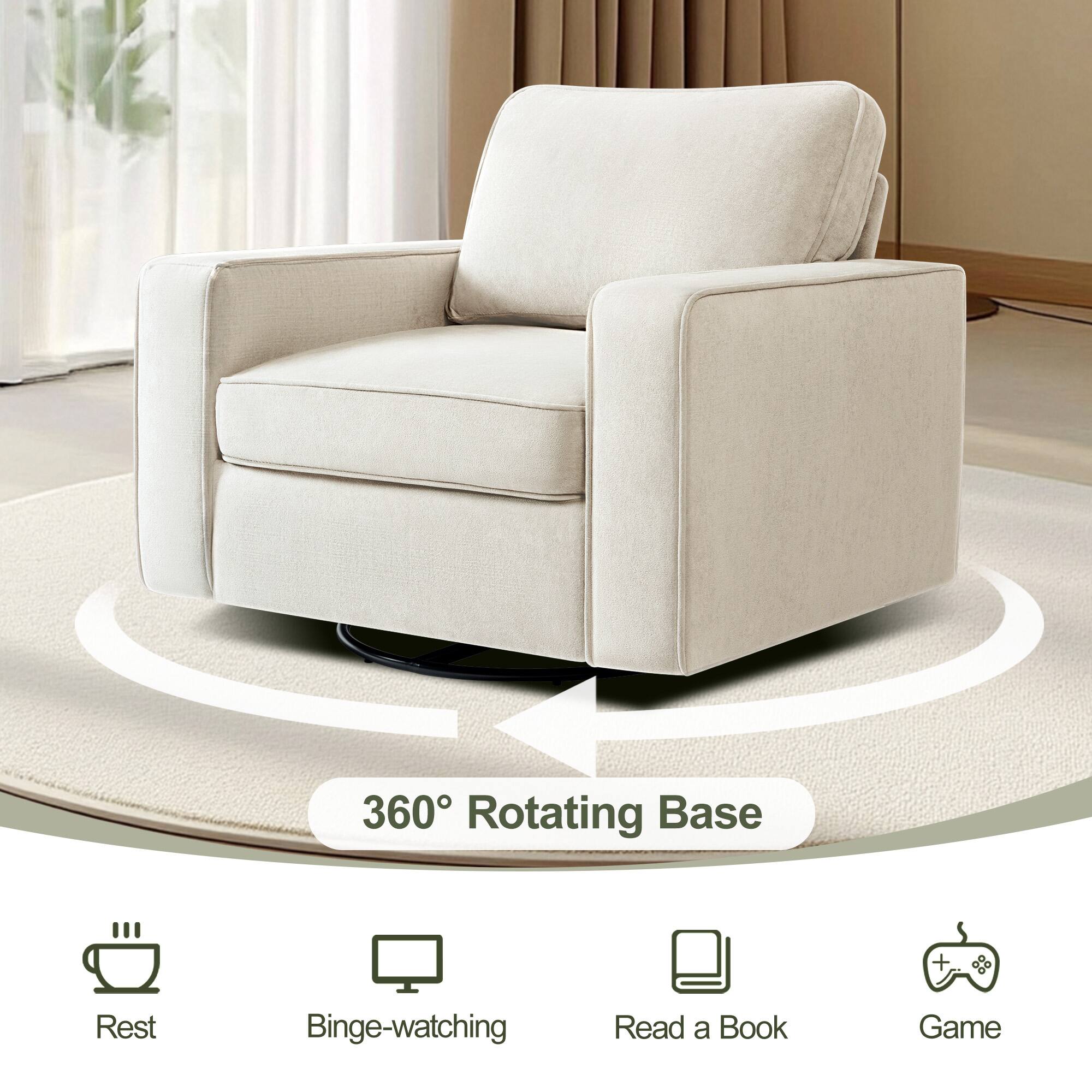 360° Rotating Base

- Rest
- Binge-watching
- Read a Book
- Game