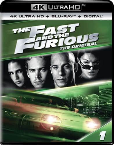 The Fast and the Furious  - 4K Blu-Ray