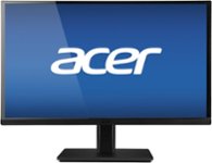 Front Zoom. Acer - H6 Series 23" IPS LED HD Monitor - Black.