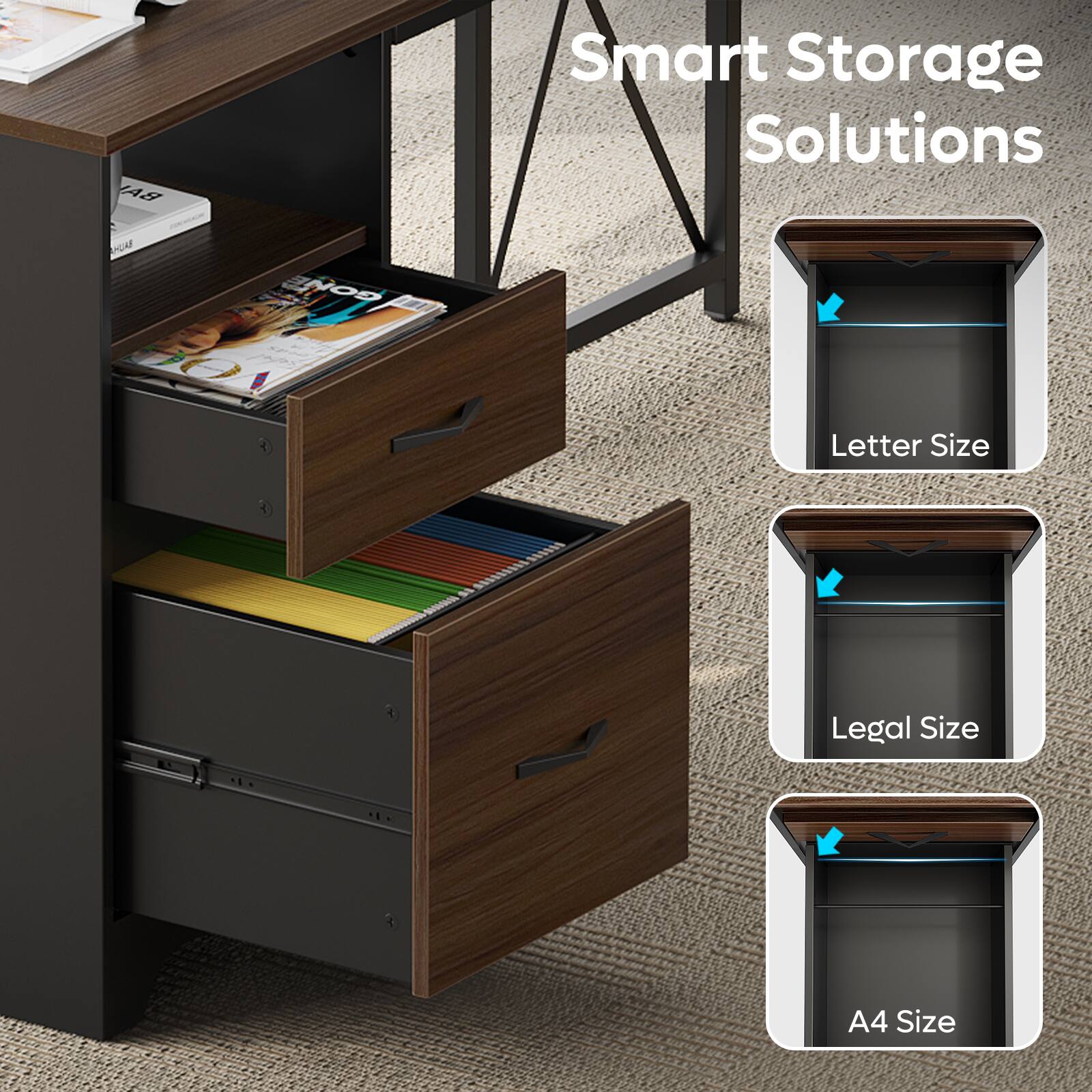 BA Smart Storage Solutions:

1. Letter Size
2. Legal Size
3. A4 Size