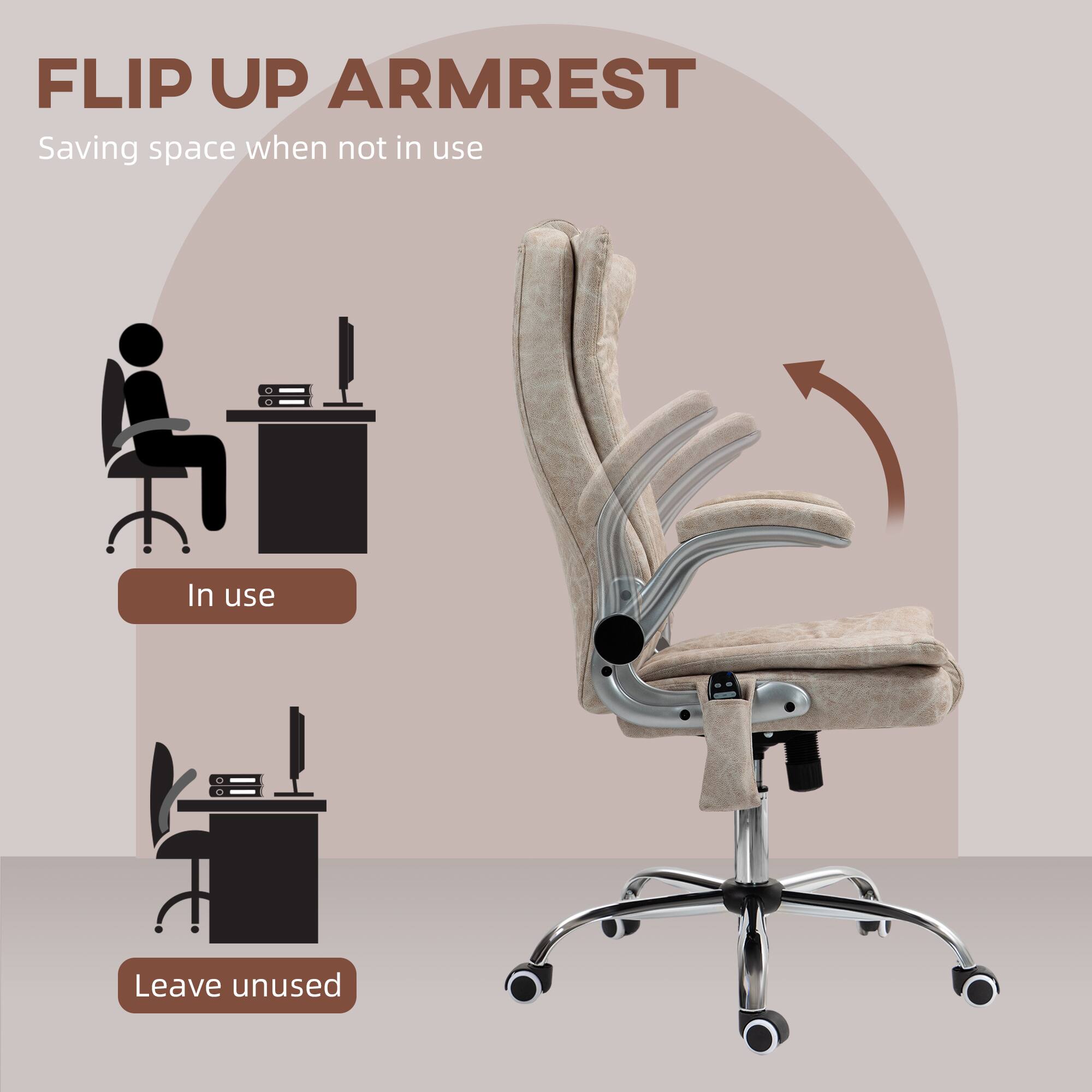 FLIP UP ARMREST
Saving space when not in use
In use
Leave unused
