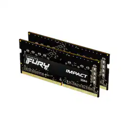 Kingston - FURY Impact 64GB 3200MHz DDR4 CL20 SODIMM Desktop Memory (Kit of 2)