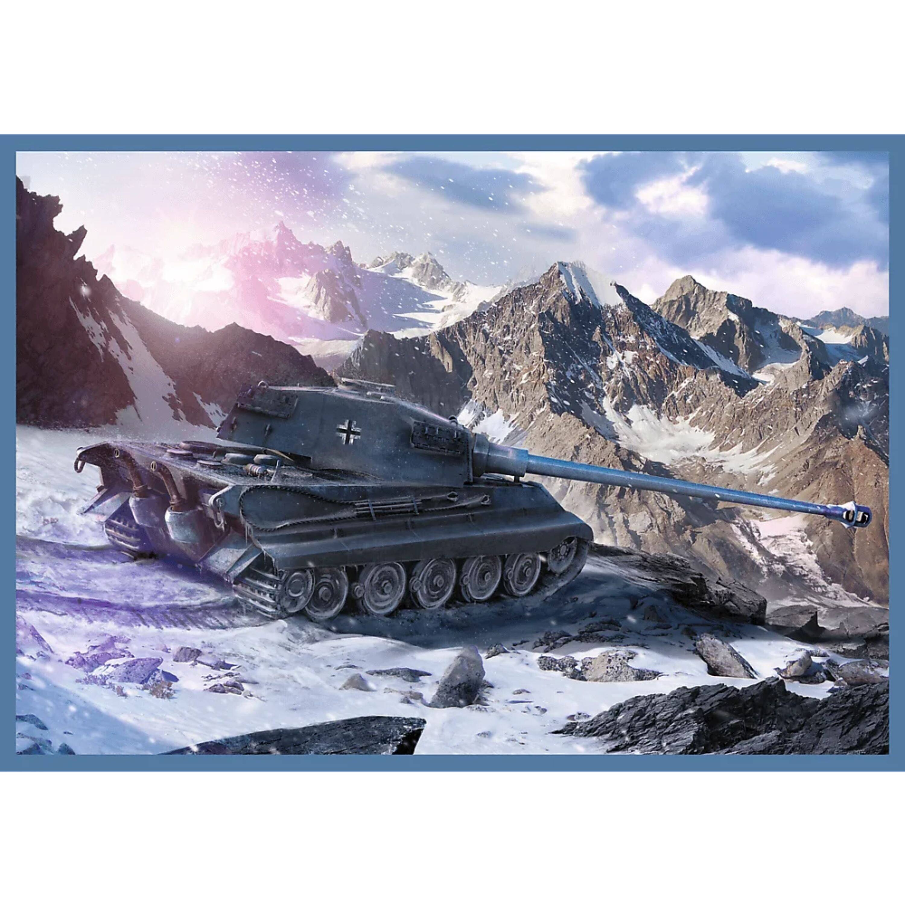 Alt View 4. Trefl - Trefl World of Tanks The Great Tank Battle 4x250 Piece Puzzle.