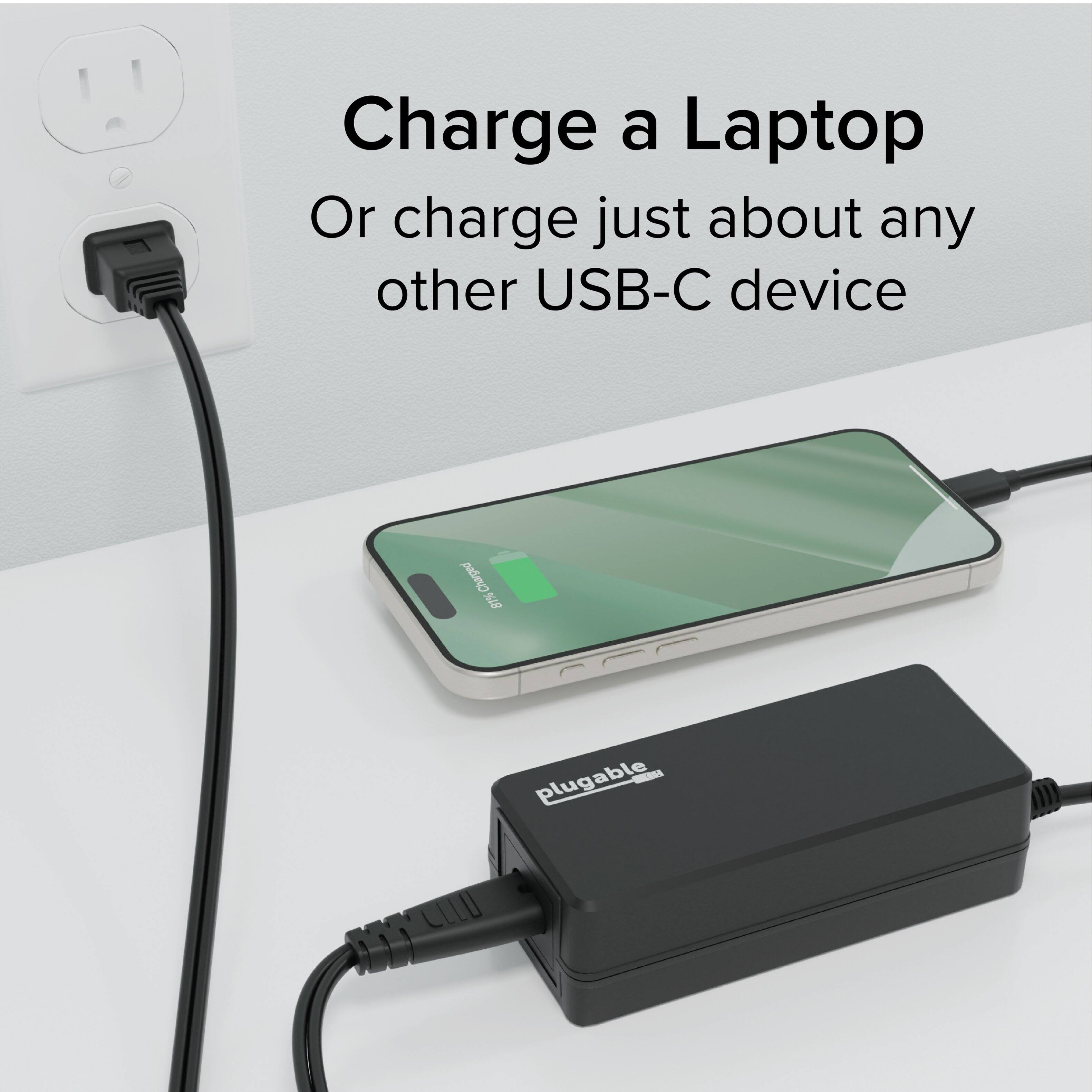 Charge a Laptop  
Or charge just about any other USB-C device