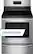 Alt View 11. Frigidaire - Gallery 5.7 Cu. Ft. Self-Cleaning Freestanding Electric Convection Range - Stainless steel.