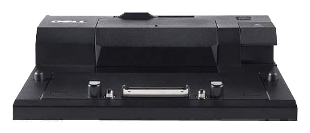 Front. Dell - E-Port Replicator for Select Dell Laptops - Black.