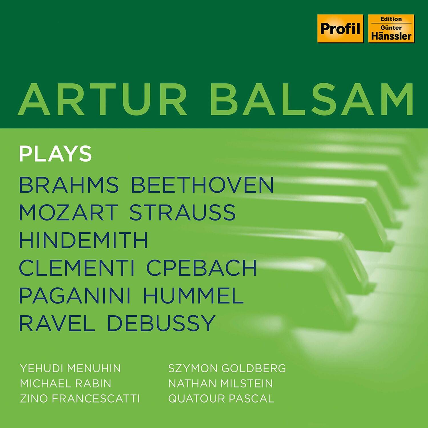 Various Artists - Artur Balsam Plays    - COMPACT DISCS [CD] price history on PriceWatchPro