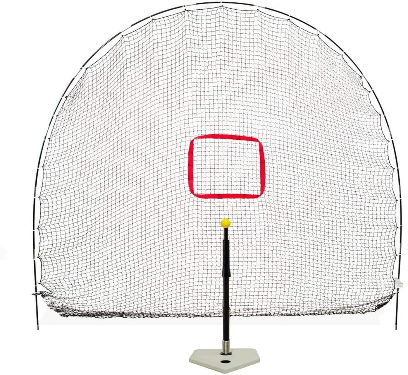 Amber Sporting Goods - Heater Sports 3-in-1 Hitting Station - Lightweight & Portable Ball Net W/Adjustable Batting Tee Package- 6' x 8' - Multicolor price history on PriceWatchPro