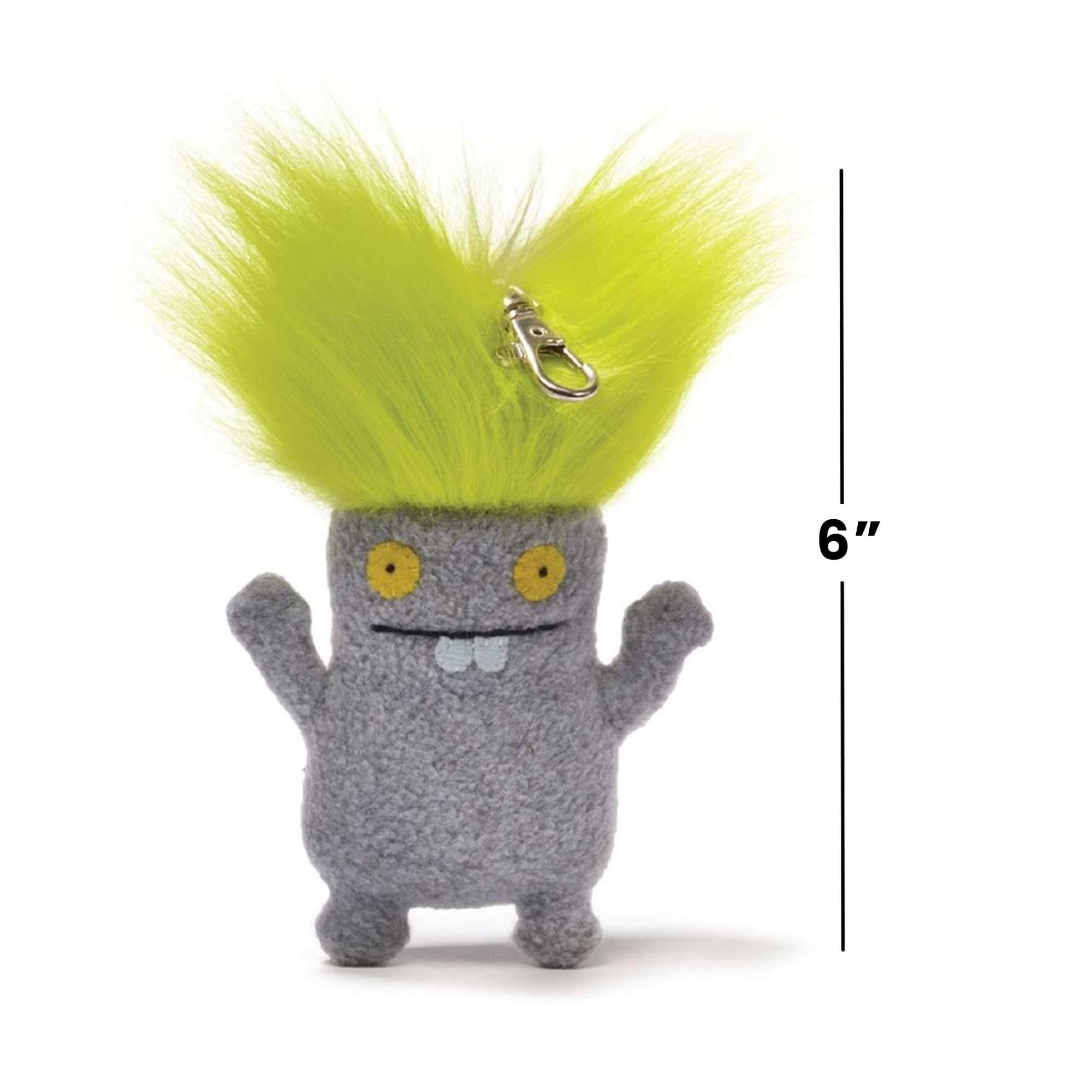 Alt View 10. Enesco - Ugly Dolls Bad Hair Day 6" Plush Clip-On: Babo - Green.