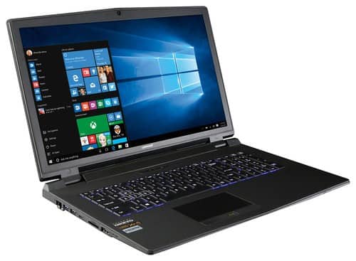  CybertronPC - Titan 17 SK-X4 17.3" Laptop - Intel Core i7 - 32GB Memory - Dual 500GB Solid State Drives - Black