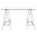 Front Zoom. OSP Home Furnishings - Middleton desk - Chrome.