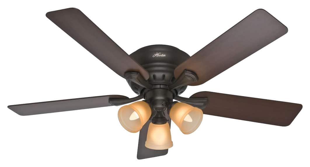Hunter Reinert 52 Ceiling Fan Brown 53012h Best Hunter Reinert 52 Ceiling Fan Premier Bronze Larger Front