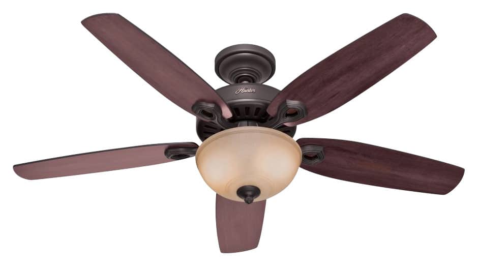 Hunter Builder Deluxe 52 Ceiling Fan Brown 53091 Best