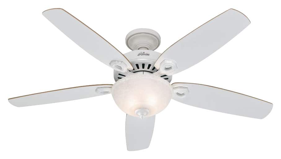 Hunter Builder Deluxe 52 Ceiling Fan White 53089 Best
