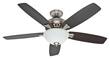 Hunter - Banyan 52" Ceiling Fan - Brushed Nickel - Larger Front