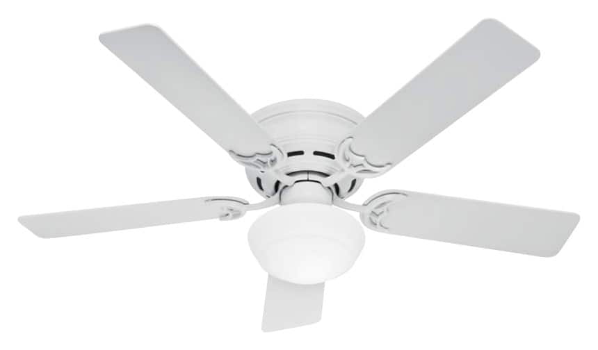 Low Profile Fans Best Hunter Low Profile Iii Plus 52 Ceiling Fan White