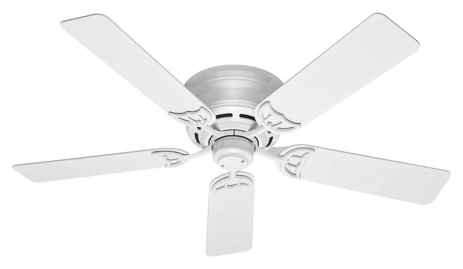 42 Inch Ceiling Fan Best Hunter Low Profile Iii 52 Ceiling Fan White