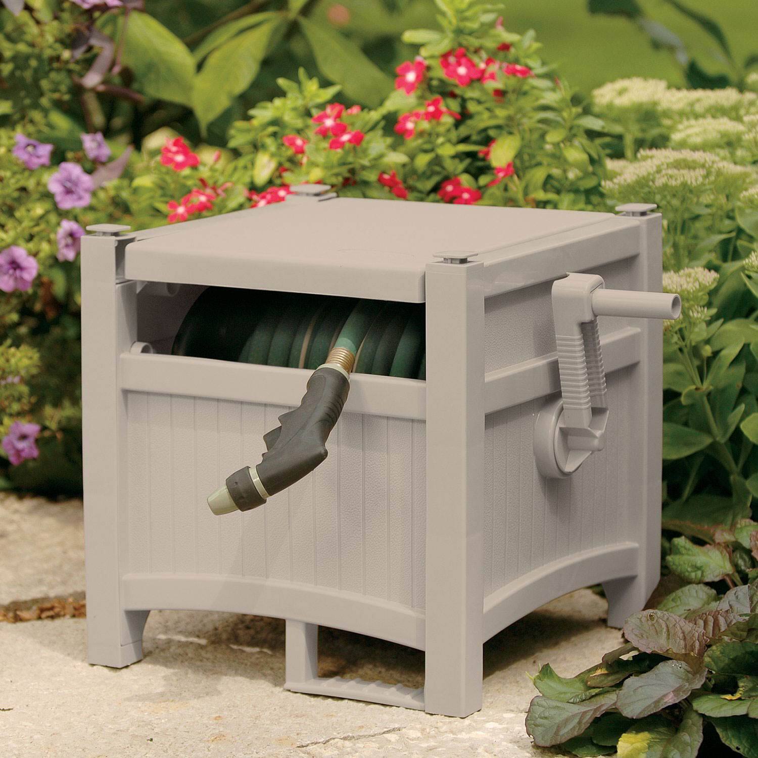 Alt View 13. Suncast - Hideaway Capacity Resin Garden Hose Reel.