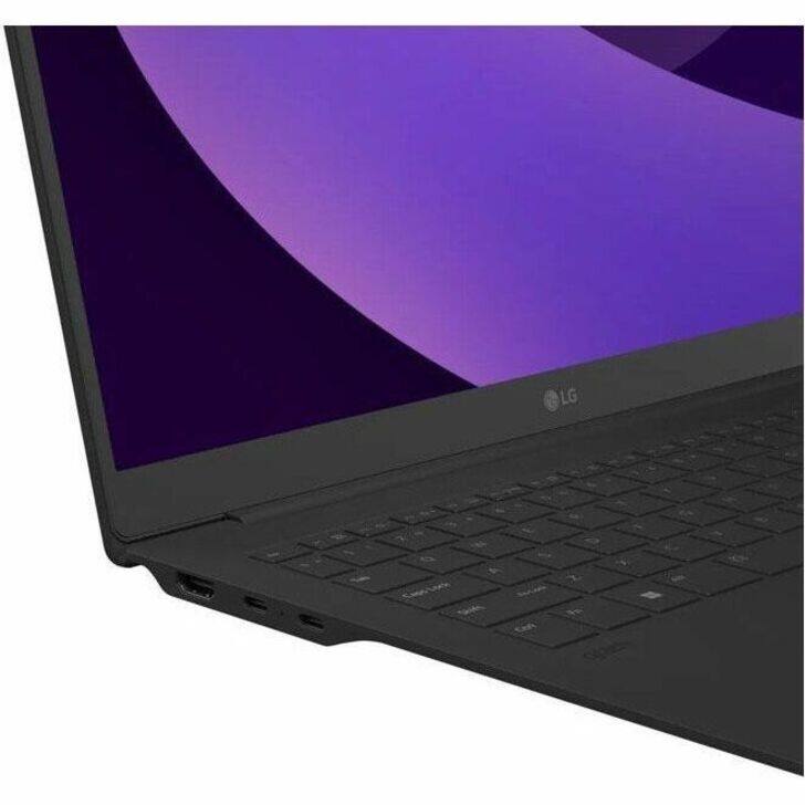 Alt View 4. LG - LG gram Pro 16Z90TR-E 16Z90TR-E.APB6U1 16" Notebook - WQXGA - 144 Hz - Intel Core Ultra 7 255H - 32 GB - 1 TB SSD - Obsidian Black.