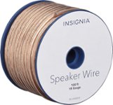 Angle Zoom. Insignia™ - 100' Speaker Wire - Clear.