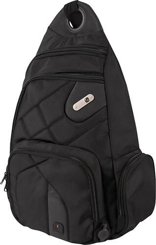 Angle Standard. fūl - Powerbag Sling Laptop Case - Black.