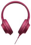 Front Zoom. Sony - h.ear on Over-the-Ear Headphones - Bordeaux Pink.