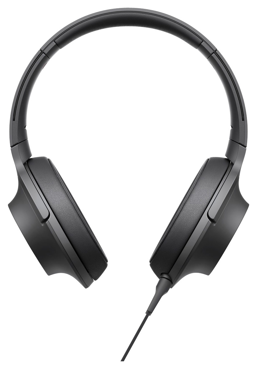 oprindelse Nogen som helst sort Best Buy: Sony h.ear on Over-the-Ear Headphones Charcoal Black MDR100AAP/B