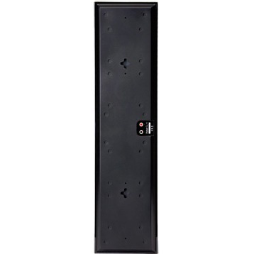 Back View: Bowers & Wilkins - 700 Series 3-way Floorstanding Speaker w/6" midrange, dual 6.5" bass (each) - Rosenut